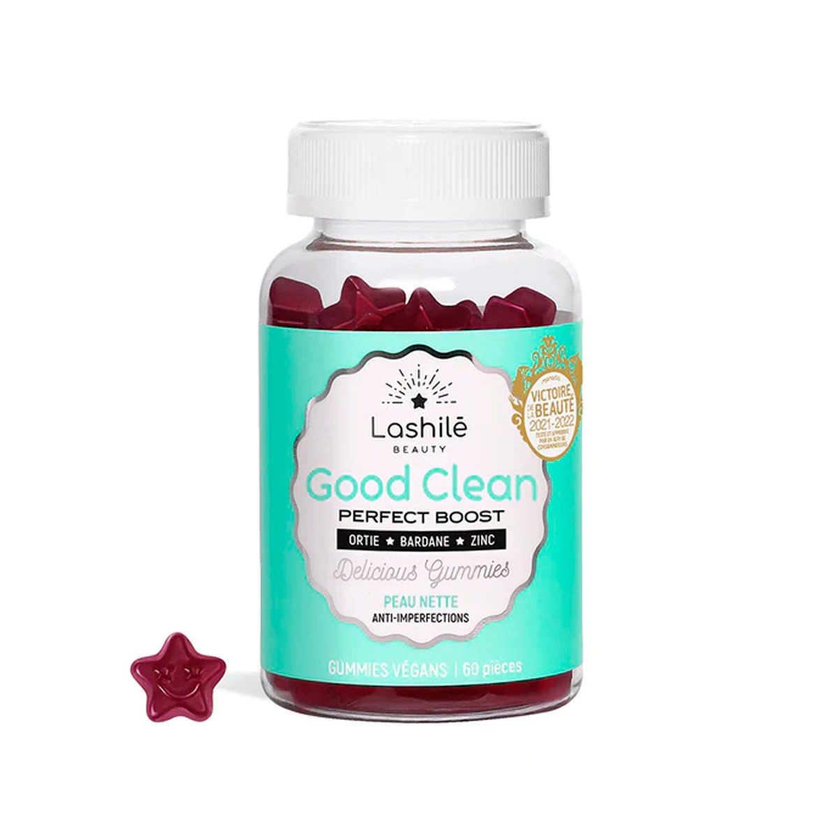 Flamengo Free Lashilé Beauty Good Clean, 60 Gummies