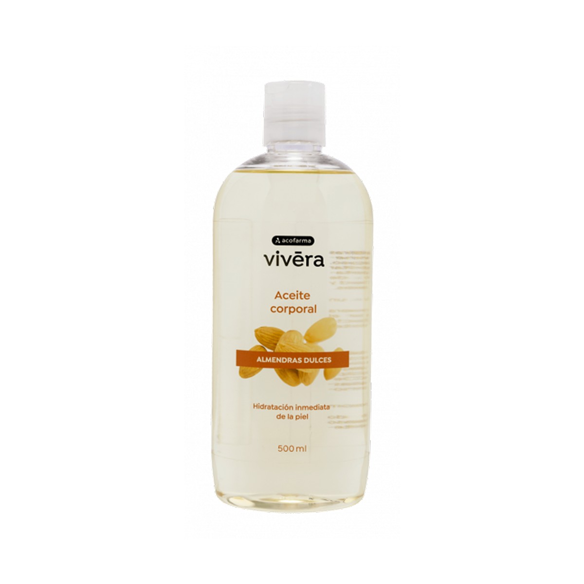 Acofarma Vivera óleo corporal de amêndoas doces, 500 ml