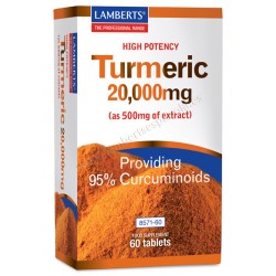 Lamberts Curcuma (Cúrcuma) 20.000mg, 60 comp