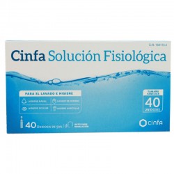 Solução Salina Cinfa, 40 unidades