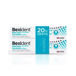 Bexident Pasta de goma duplo, 2 x 125 ml