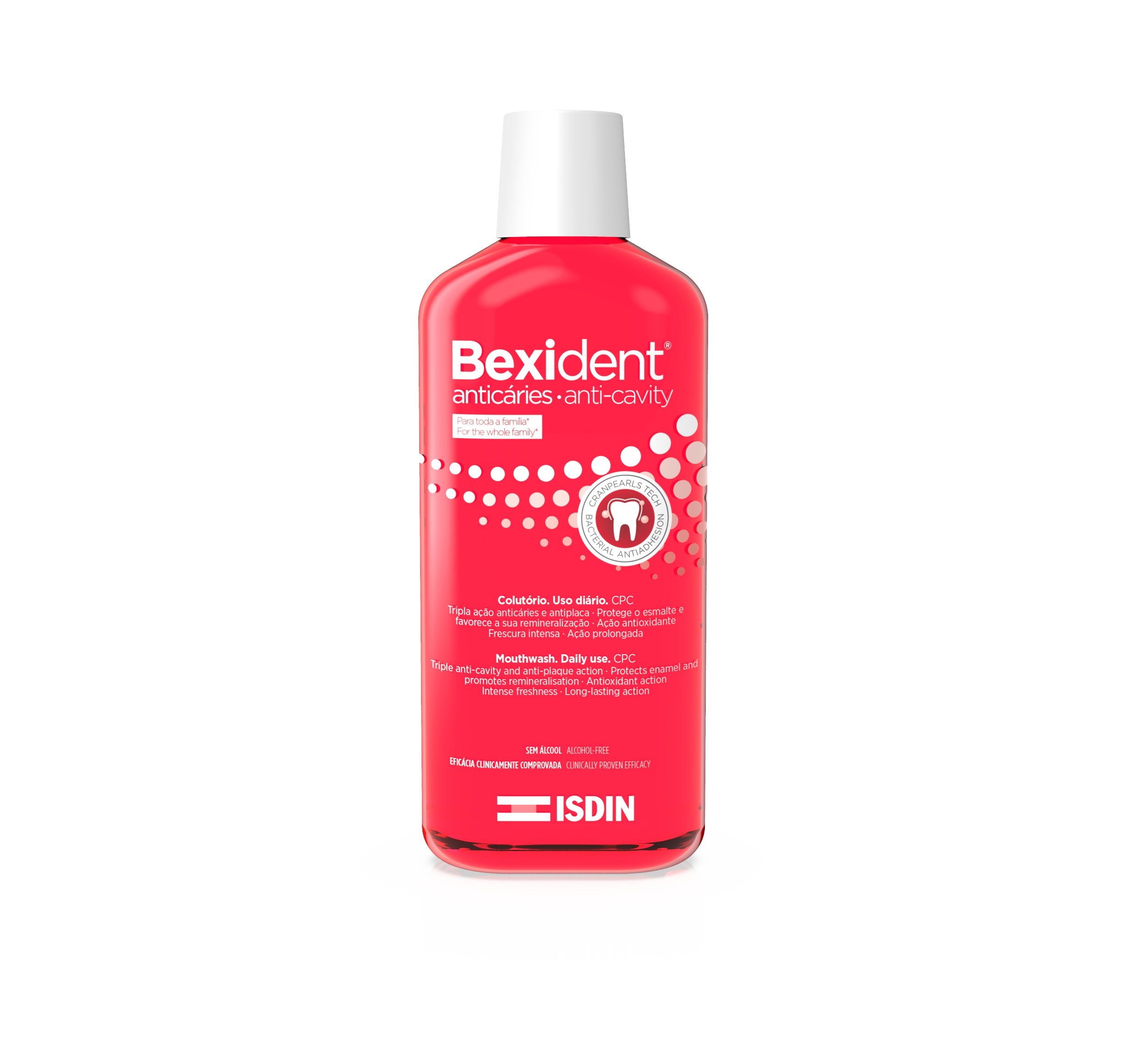 Isdin Bexident Anticárie Enxaguante bucal, 500 ml