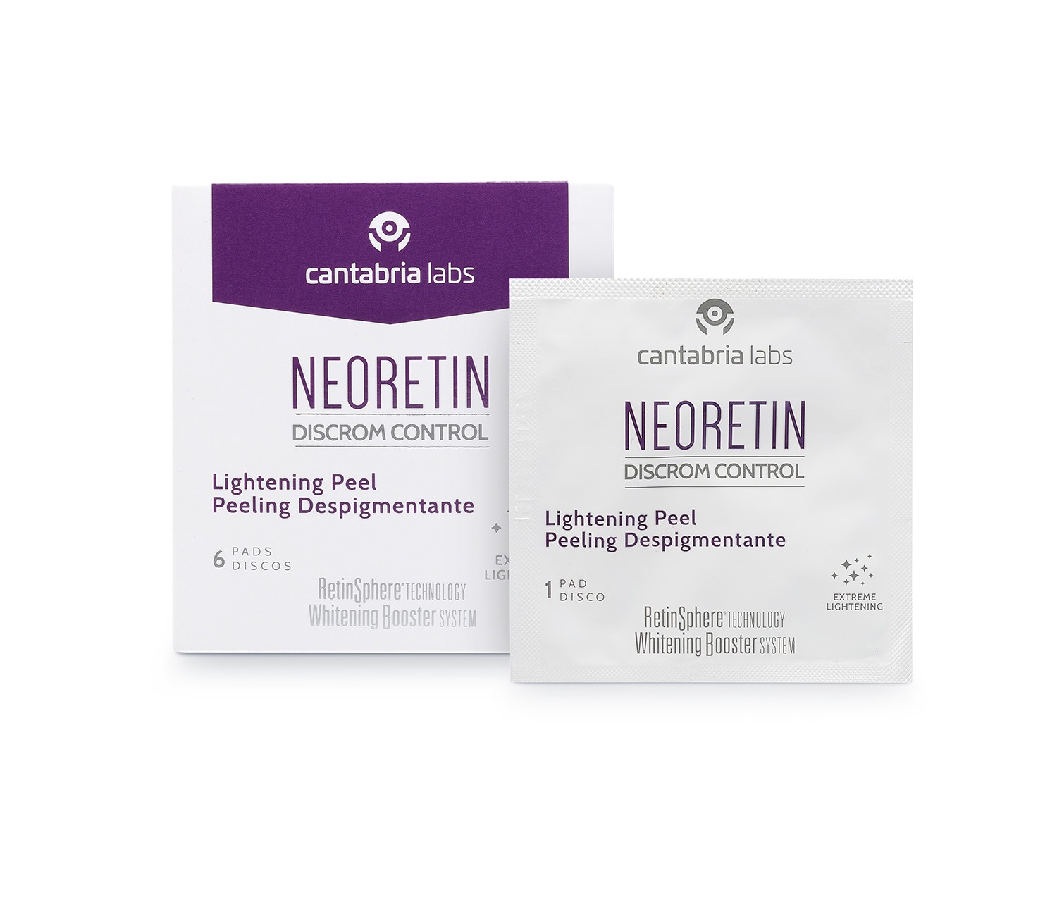 Neoretin Discrom Control Despigmentante Peeling, 6 discos.