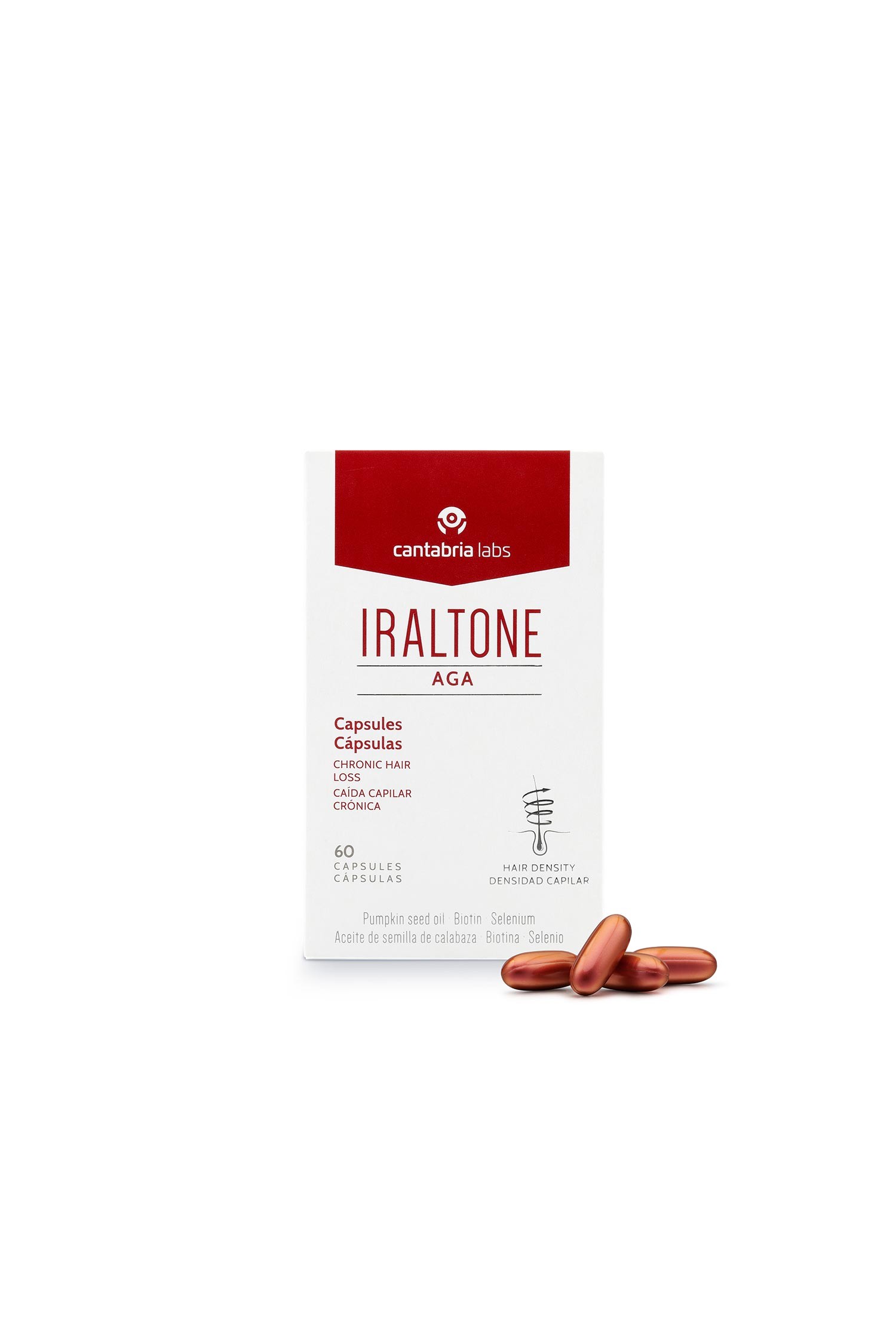 Iraltone AGA, 60 cápsulas