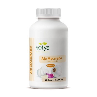 Alho macerado Sotya 700 mg, 220 pérolas