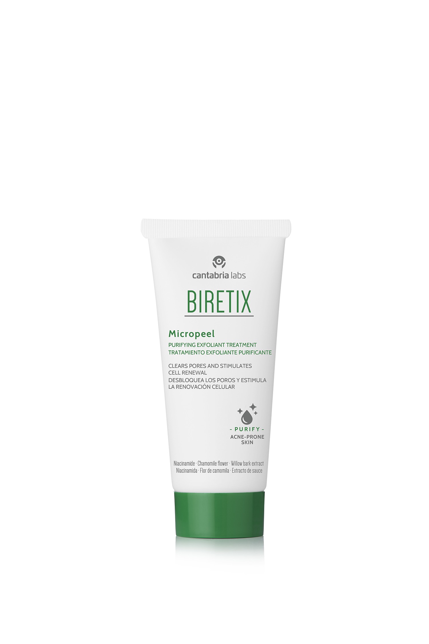 Esfoliante Purificante Micropeel Biretix, 50ml.