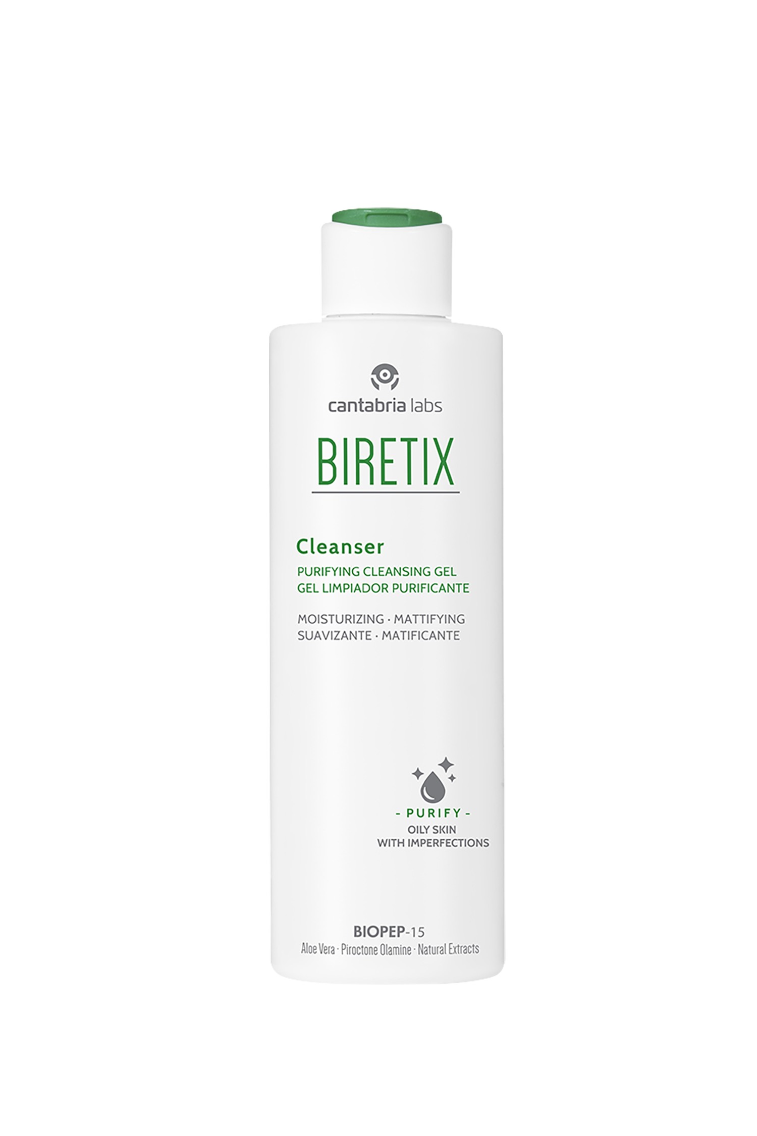 Gel de limpeza purificante Biretix, 200 ml