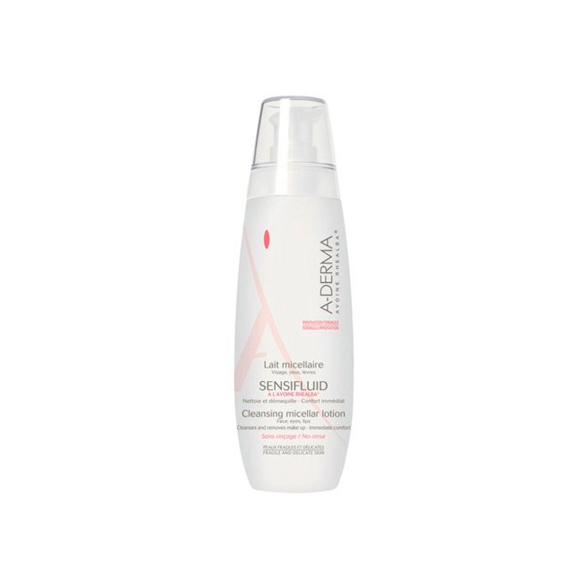 A-Derma Sensifluid Demaquilante Micelar Água, 500 ml