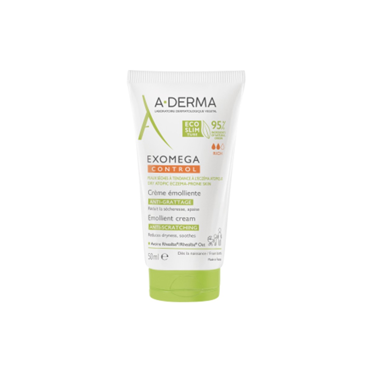 A-Derma Exomega Creme Emoliente, 50 ml