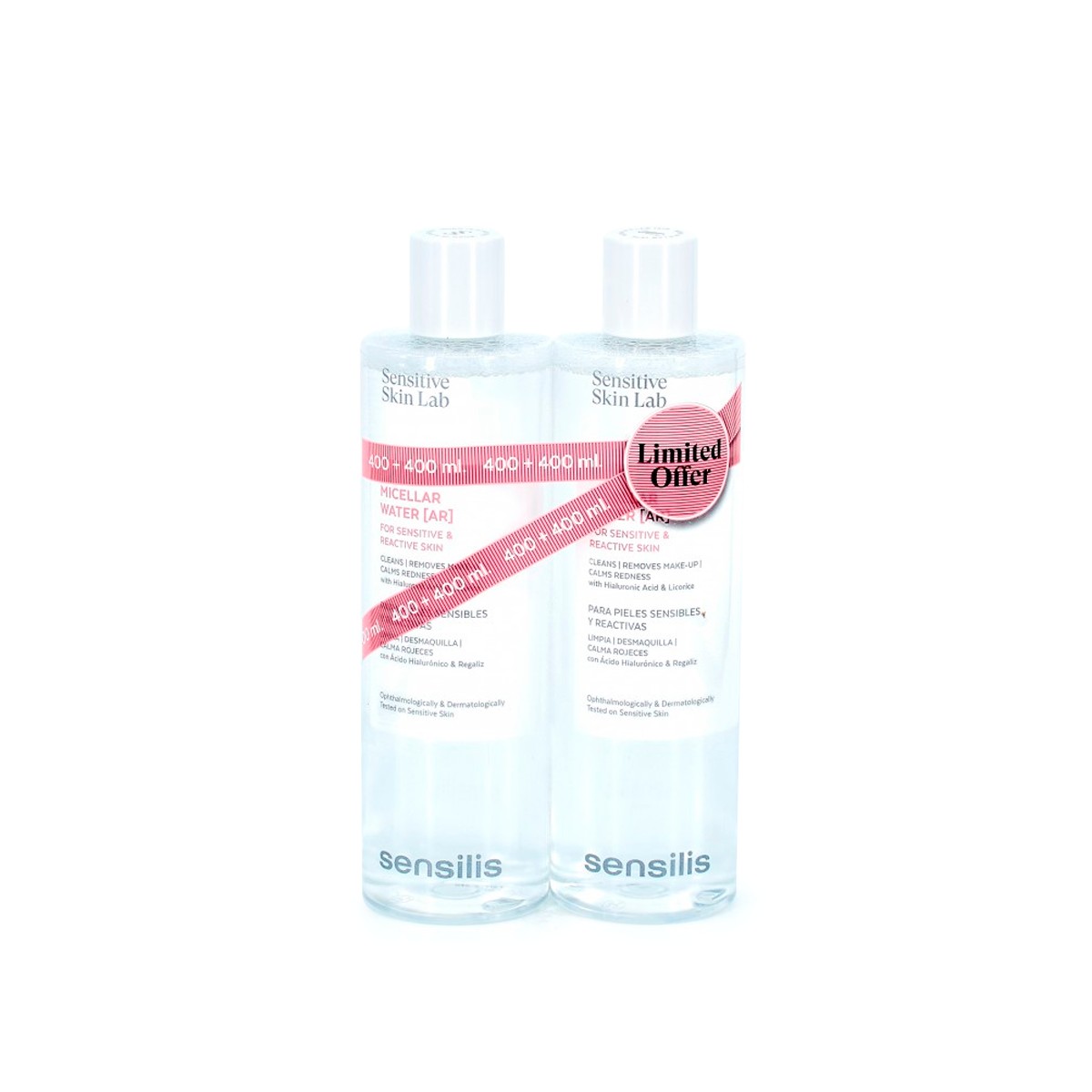 Sensilis Ritual Care Água de Limpeza Micelar, 2 x 400ml.