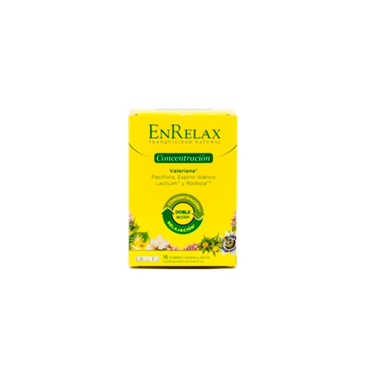 Concentração de relaxamento, 15 sachês.