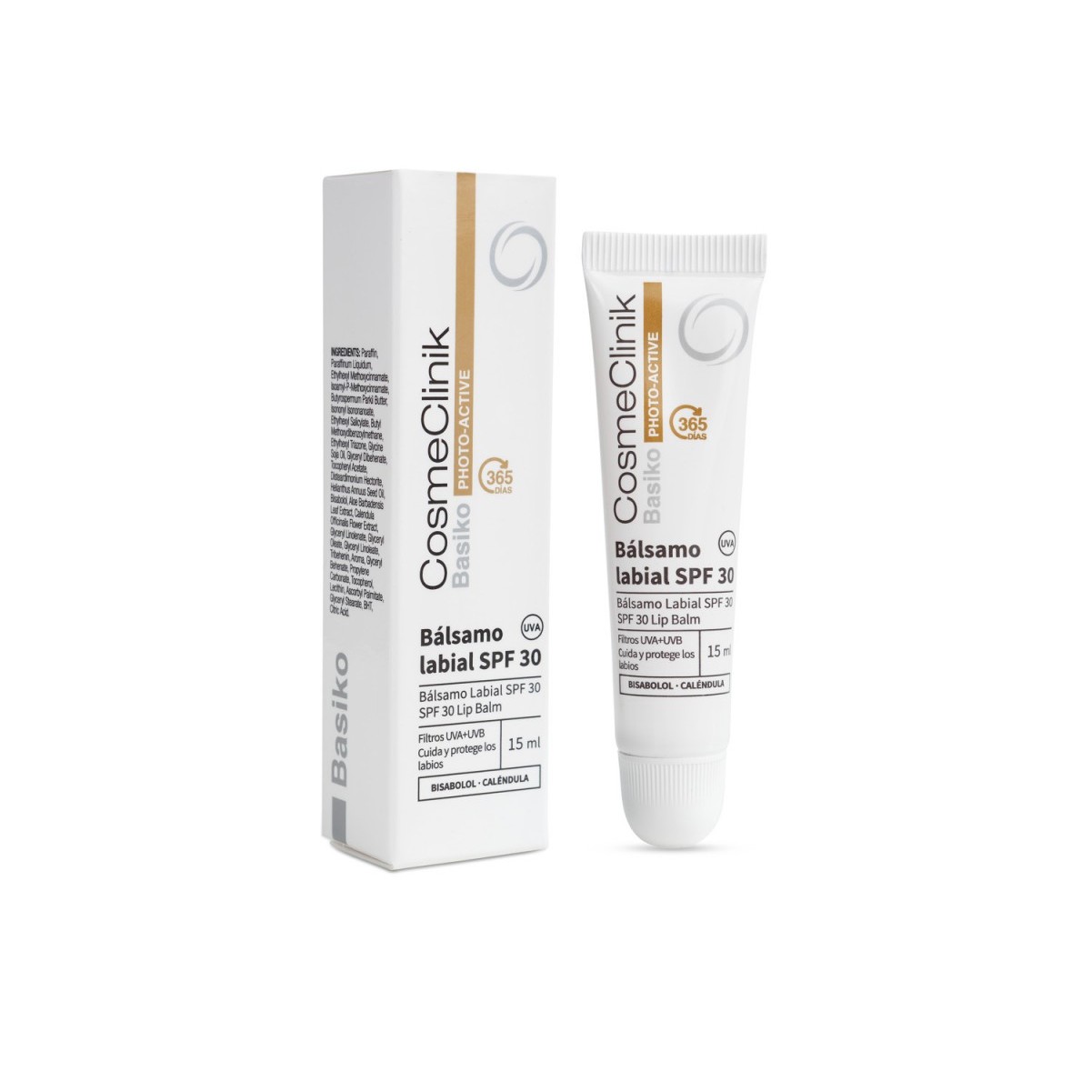 Basiko Bálsamo Labial FPS30, 15 ml