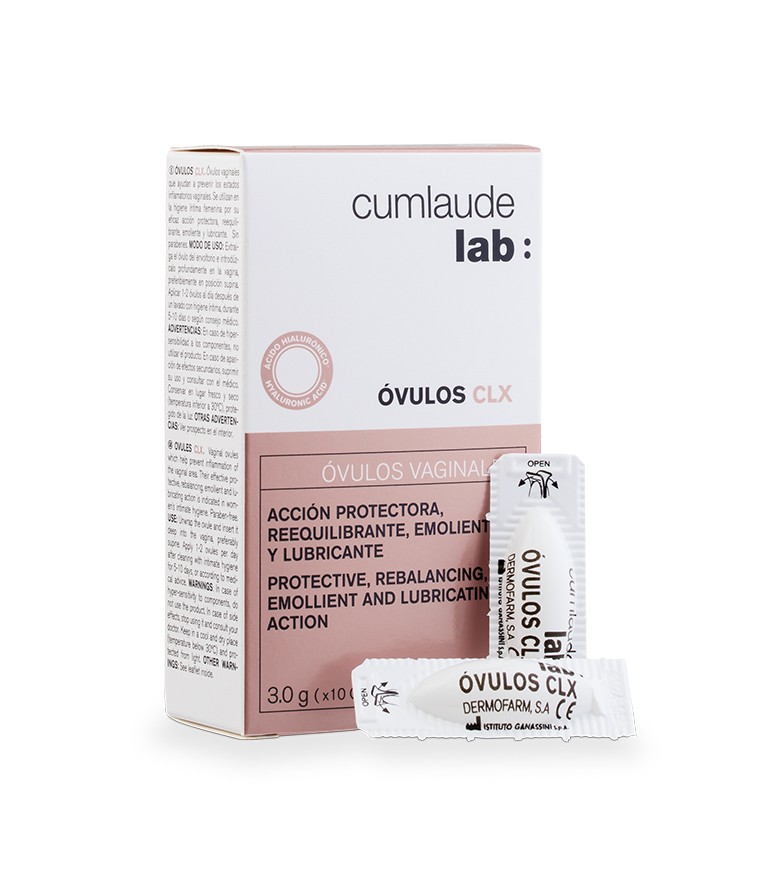 Cumlaude Lab Hidratante & Óvulos CLX Calmantes, 10 unidades