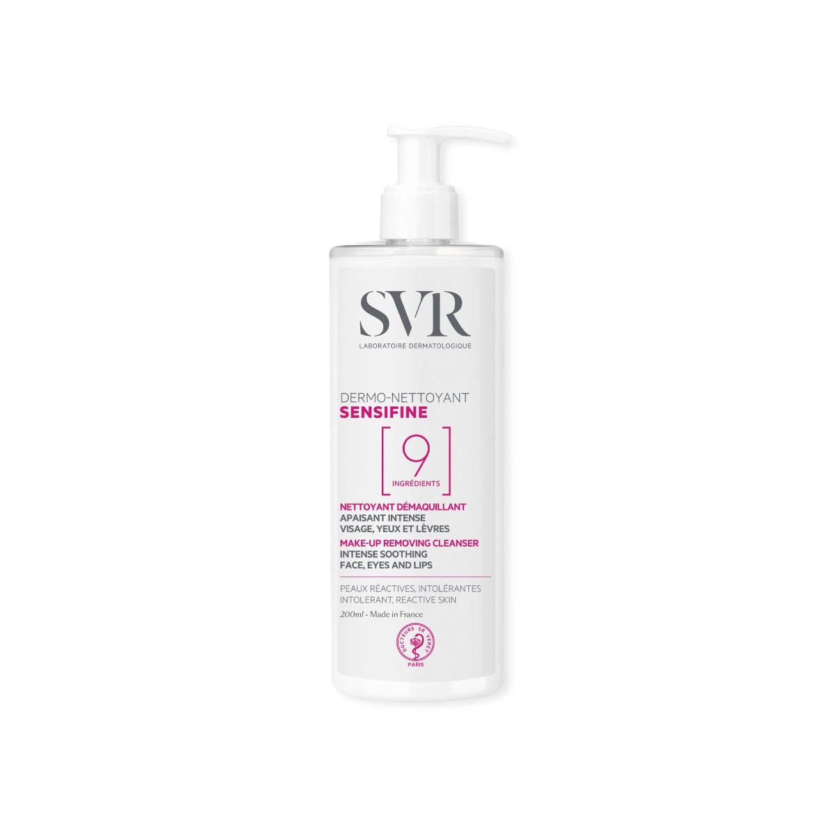 SVR Sensifine Dermo-Cleanser Limpar Limpador, 400 ml