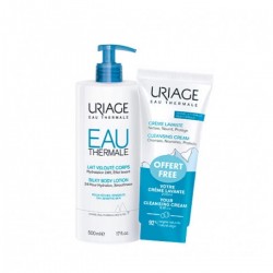 Uriage pack leite corporal 500 ml + presente de creme de limpeza 200 ml