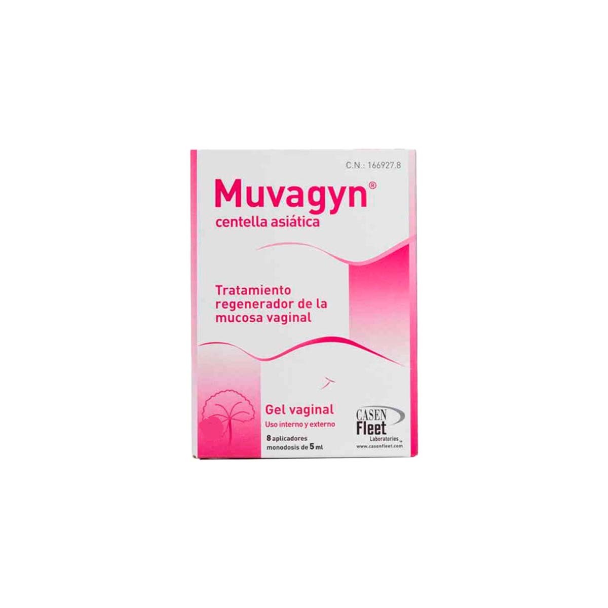 Muvagyn Centella Asiatica Gel Hidratante Vaginal, 8U.