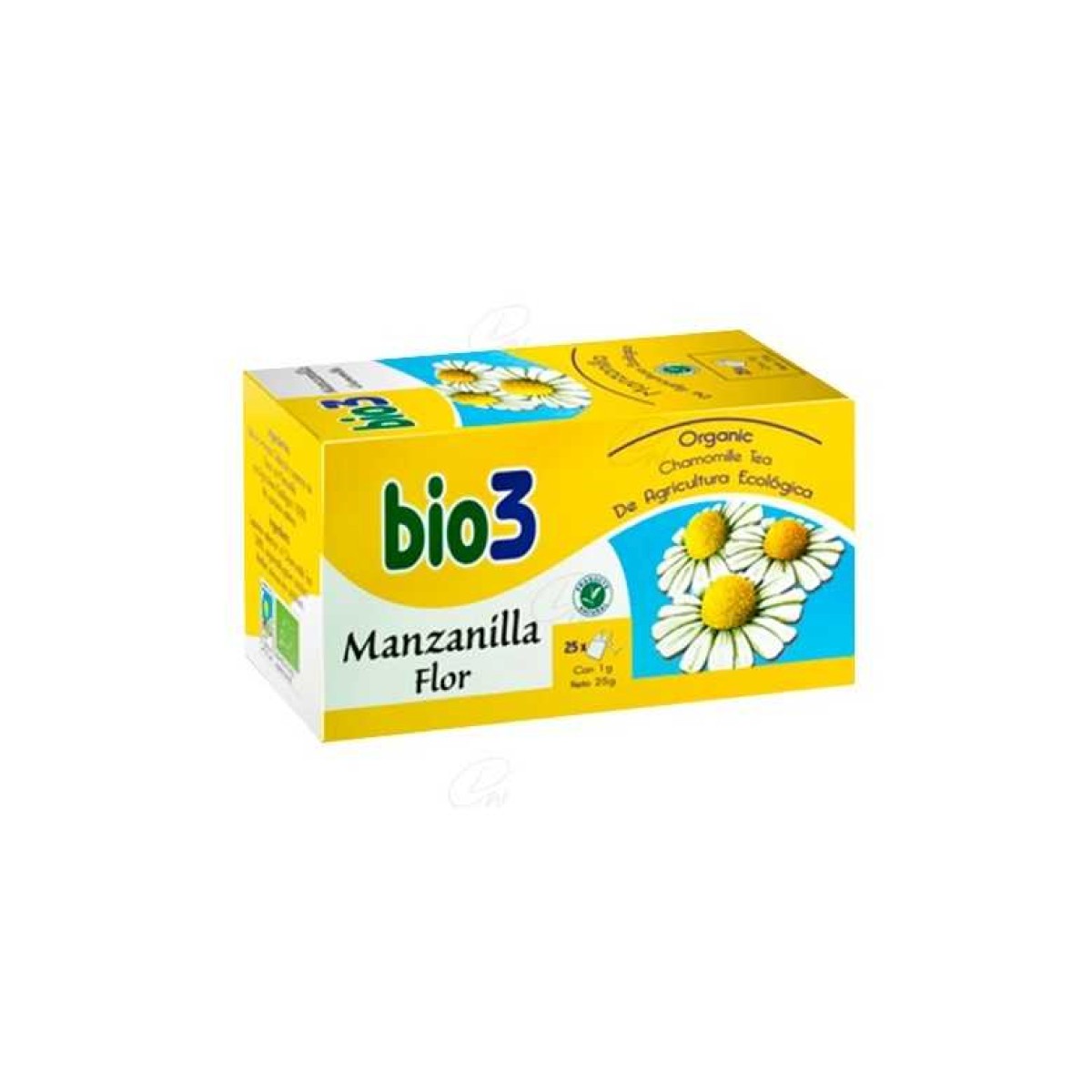 BIO3 camomila flor orgânica, 25 filtros