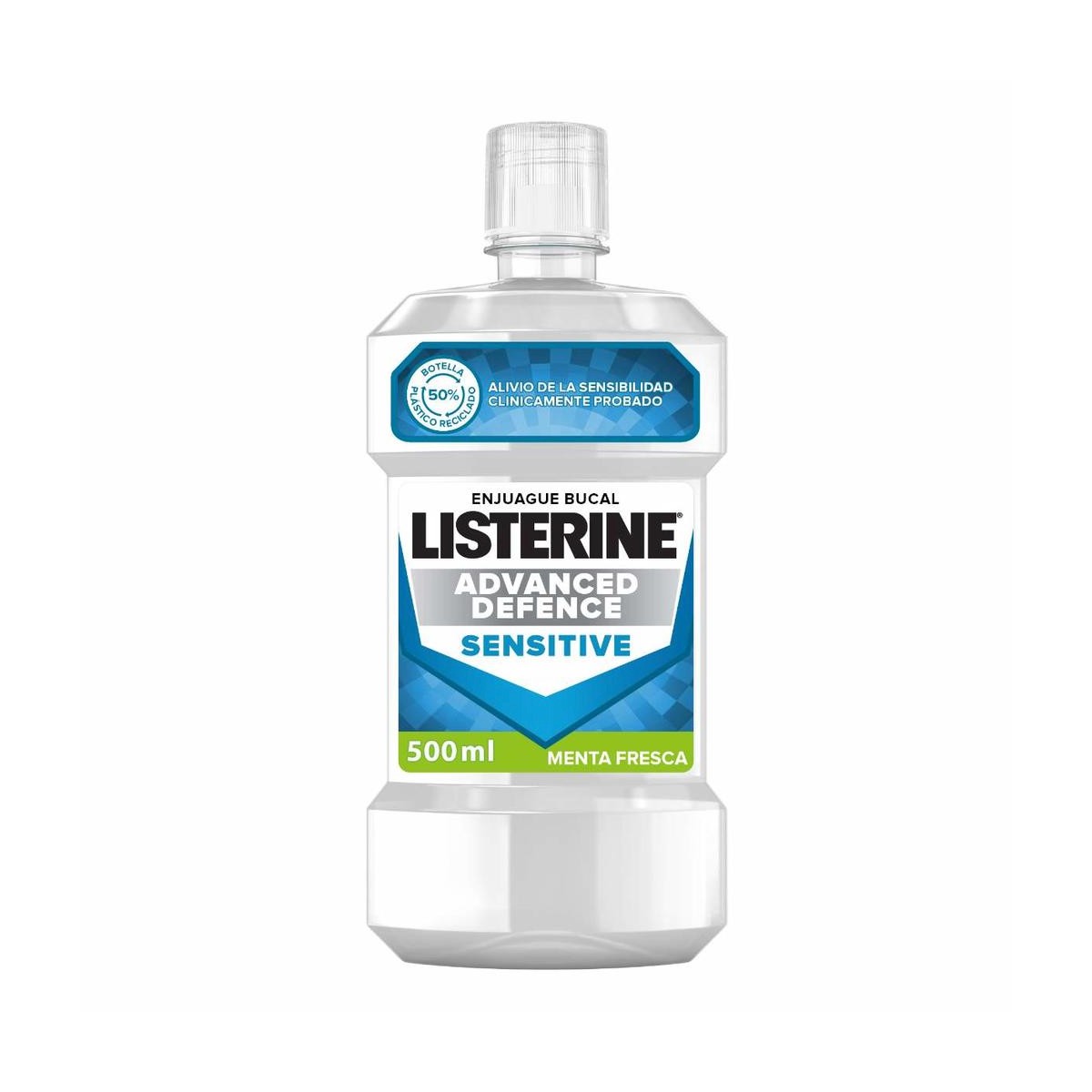 Listerine Advanced Defence Sensitive Enxaguante bucal Fresh Mint, 500 ml