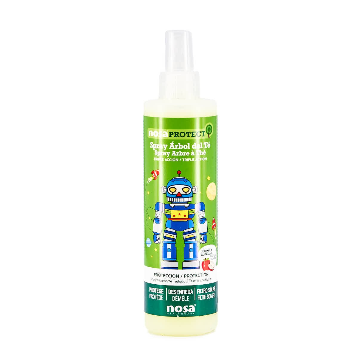 Nosa Green Tea Tree Desembaraçando Spray, 250ml.