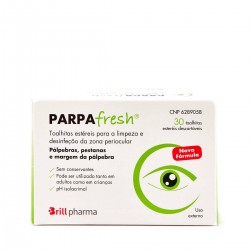Parpafresh limpeza de pálpebras, 30 lenços umedecidos.