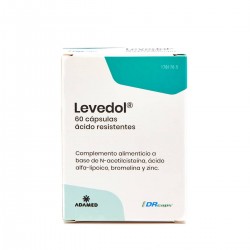 Levedol, 60 cápsulas.