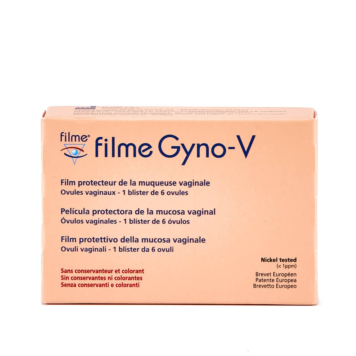 Filme Gyno-V Óvulos vaginais, 6U.