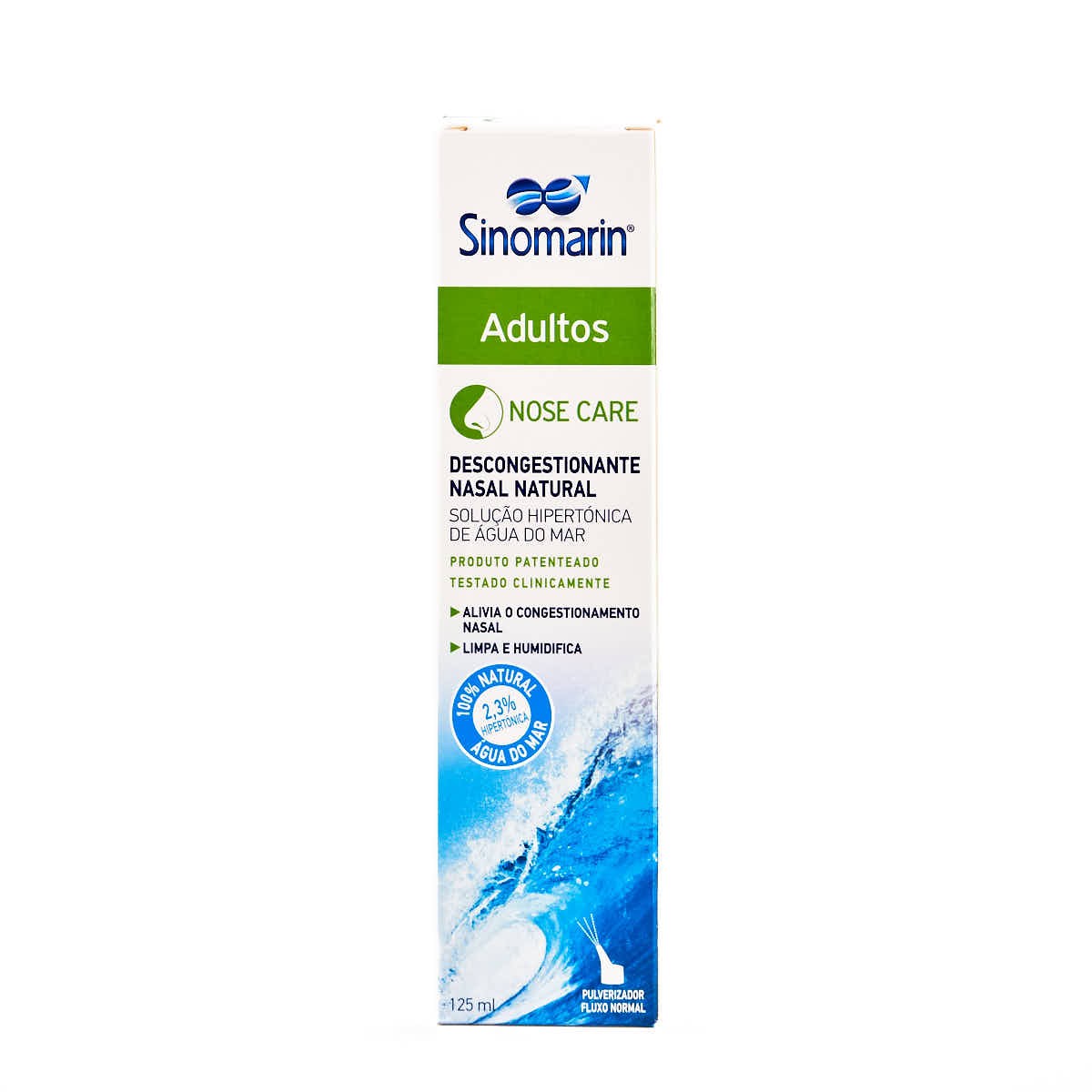 Sinomarin Limpeza Nasal Adulto, 125ml.