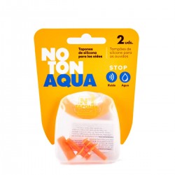 Tampões de silicone Noton Aqua, 2 Contagem