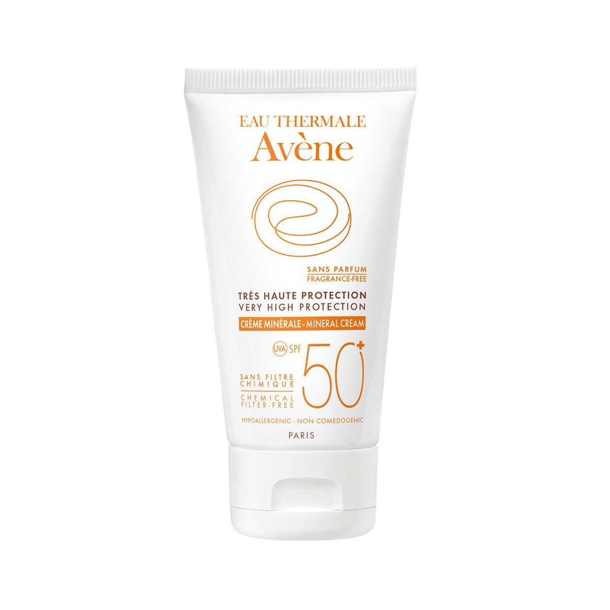 Avene Creme Mineral Telas Físicas FPS50+, 50ml