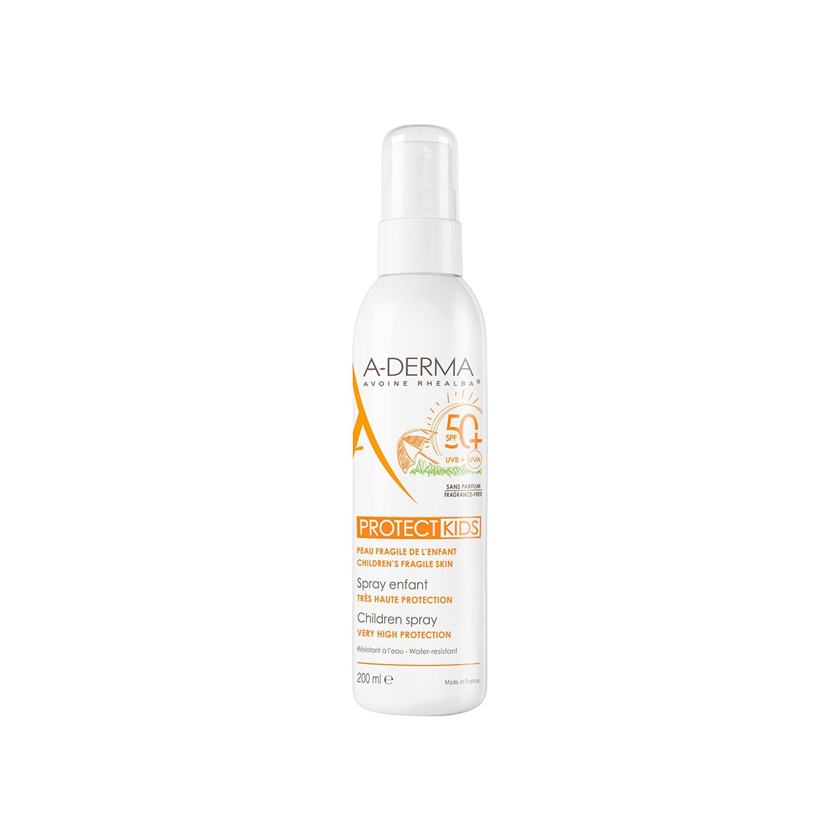 A-derma Protect Spray para Crianças, 200 ml