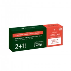 Rene Furterer Vitalfan Vitality para cabelos e unhas, 60 + 30 cápsulas