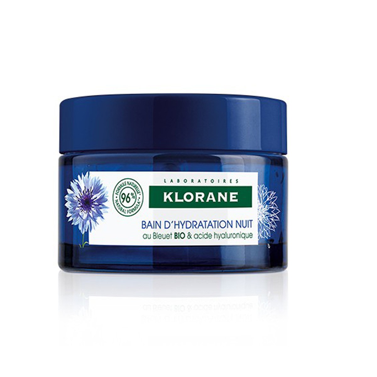 Klorane Banho Noturno de Hidratação Noturna de Cornflower Orgânico, 50 ml.