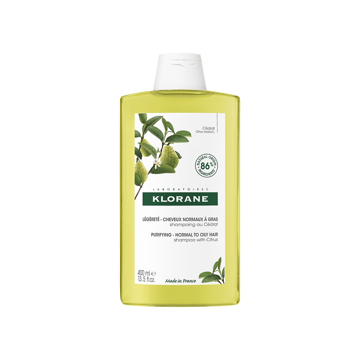 Klorane Cider Polpa Shampoo, 400 ml