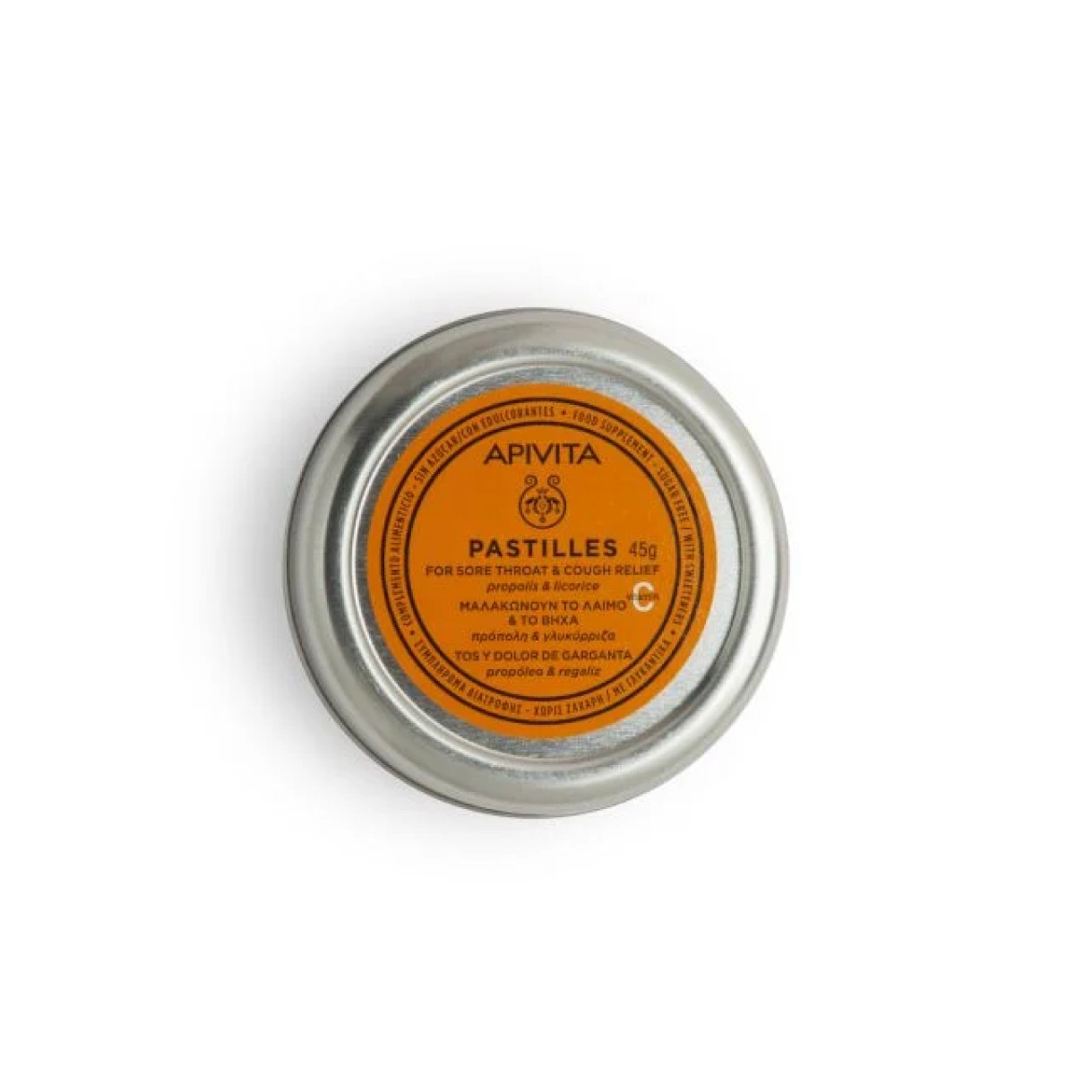 Apivita Própolis & Comprimidos de alcaçuz, 45 g