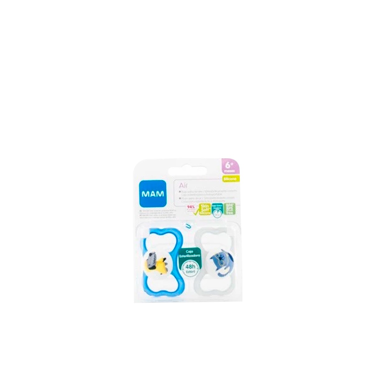MAM Chupeta de Silicone Air Pack Duplo