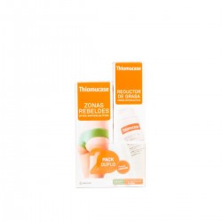 Thiomucase Pack Duplo, Creme Redutor de Gordura + Palito de Áreas Teimosas, 200ml+75ml.