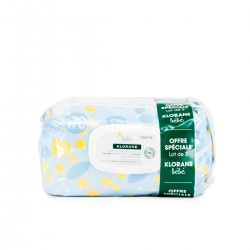 Klorane Baby lenços de limpeza, 3x70 pcs.