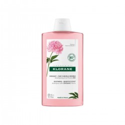 Klorane Extrato de Peônia Shampoo Calmante, 400 ml