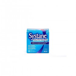 Toalhetes para limpeza de pálpebras Systane, 30 unidades.