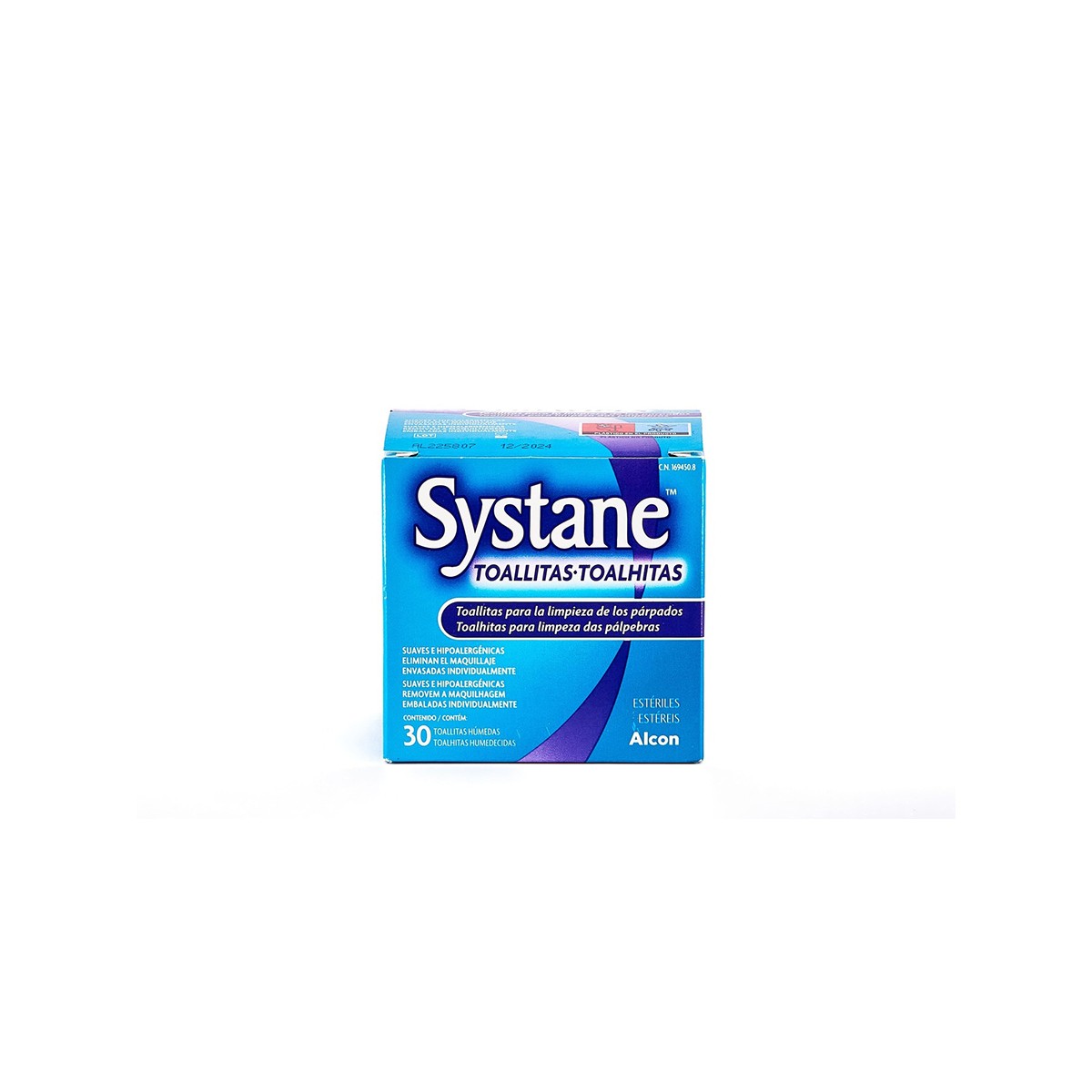 Toalhetes para limpeza de pálpebras Systane, 30 unidades.