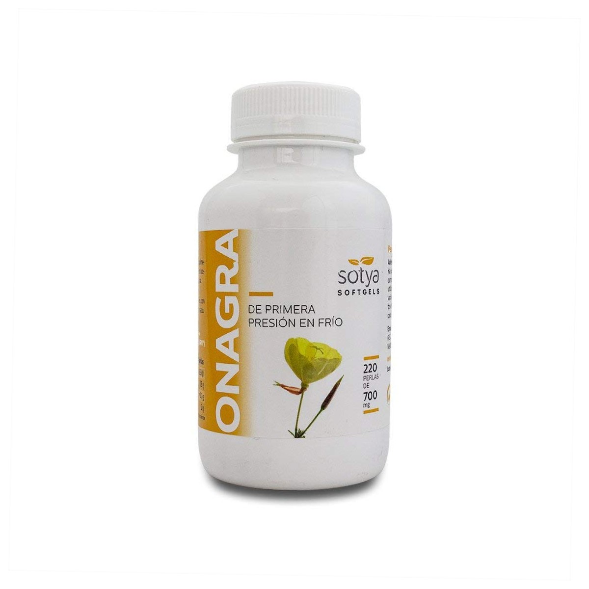 Sotya Evening Primrose 700 mg, 220 cápsulas gelatinosas