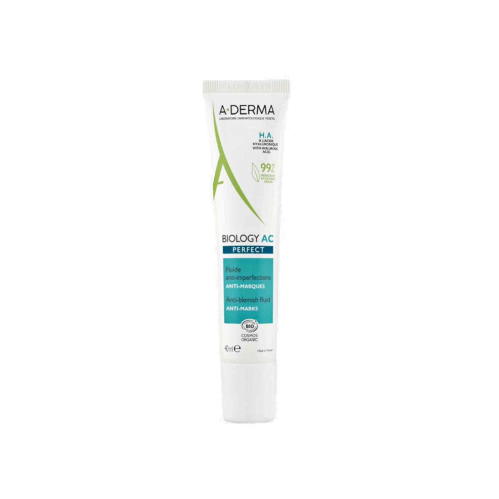 A-Derma Biology AC Fluido Anti-Marcação Perfeito Anti-Mancha, 40 ml