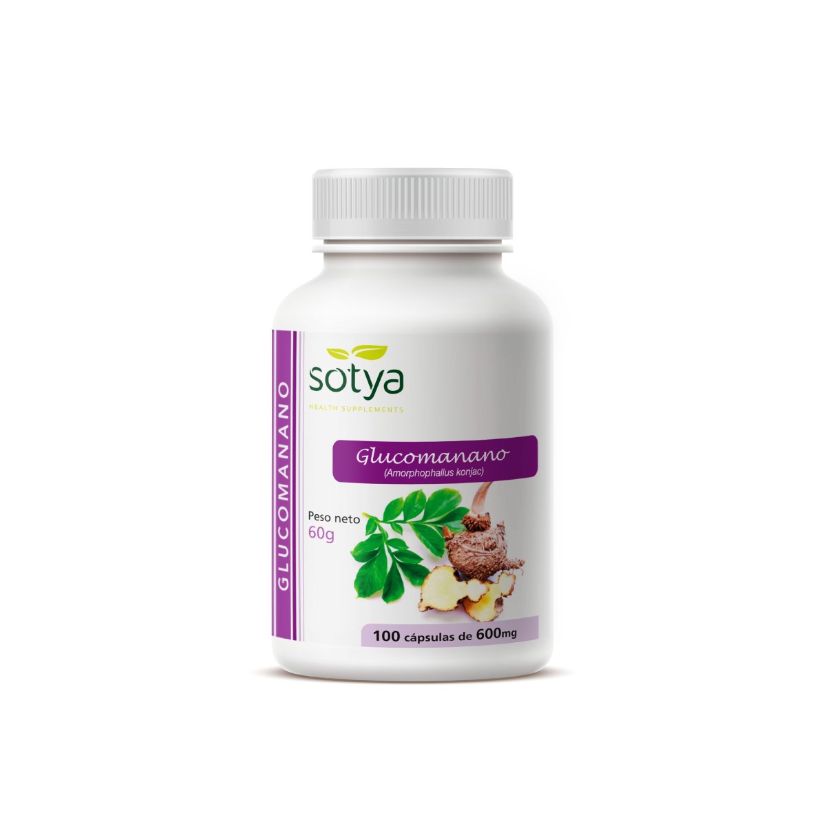 Sotya glucomanano, 100 cápsulas