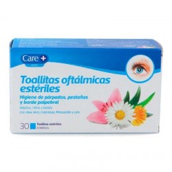 Lenços estéreis Care+, 30 peças