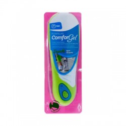 Palmilhas esportivas femininas Comforgel, 2 unidades