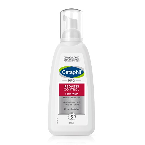 Cetaphil PRO limpador de espuma de controle de vermelhidão, 236 ml