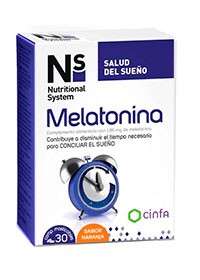 NS melatonina 1.95mg, 30 comprimidos mastigáveis