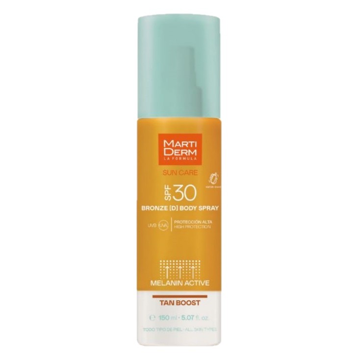Martiderm protetor solar FPS30 bronze D spray corporal, 150 ml