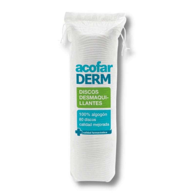 Acofar discos removedores de maquiagem, 80pcs.