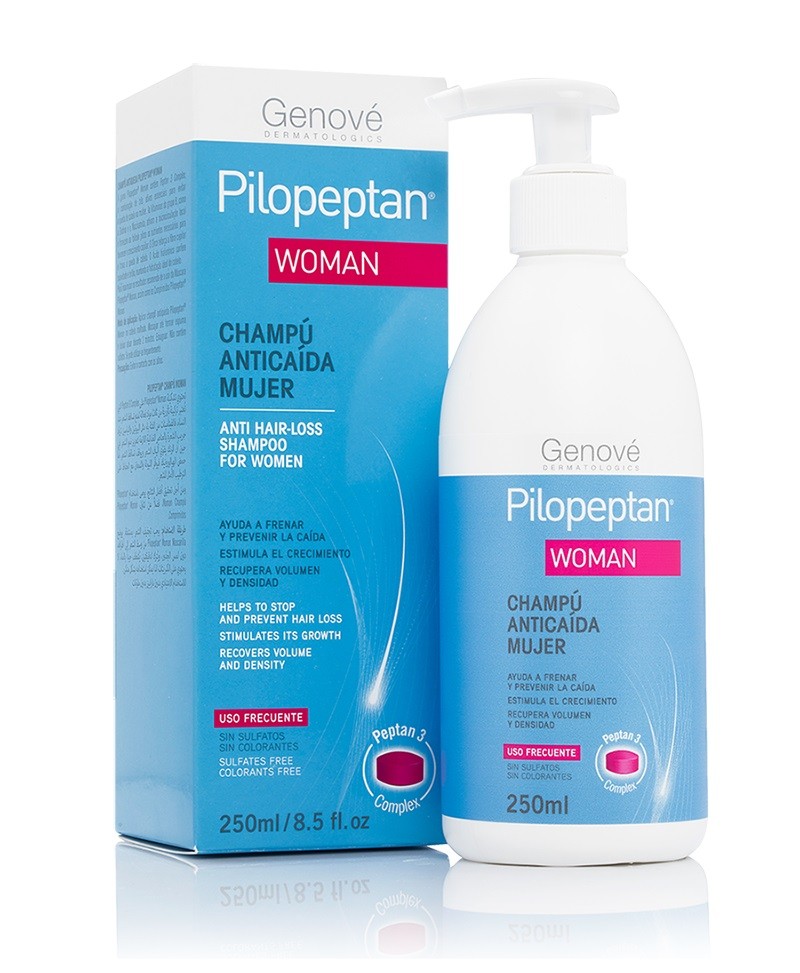 Pilopeptan Mulher Anti-Queda de Cabelo Shampoo, 250ml.